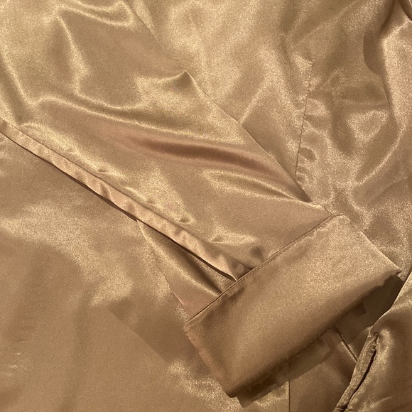 VINTAGE SATIN LIKE BLOUSE - Picture 6 of 6